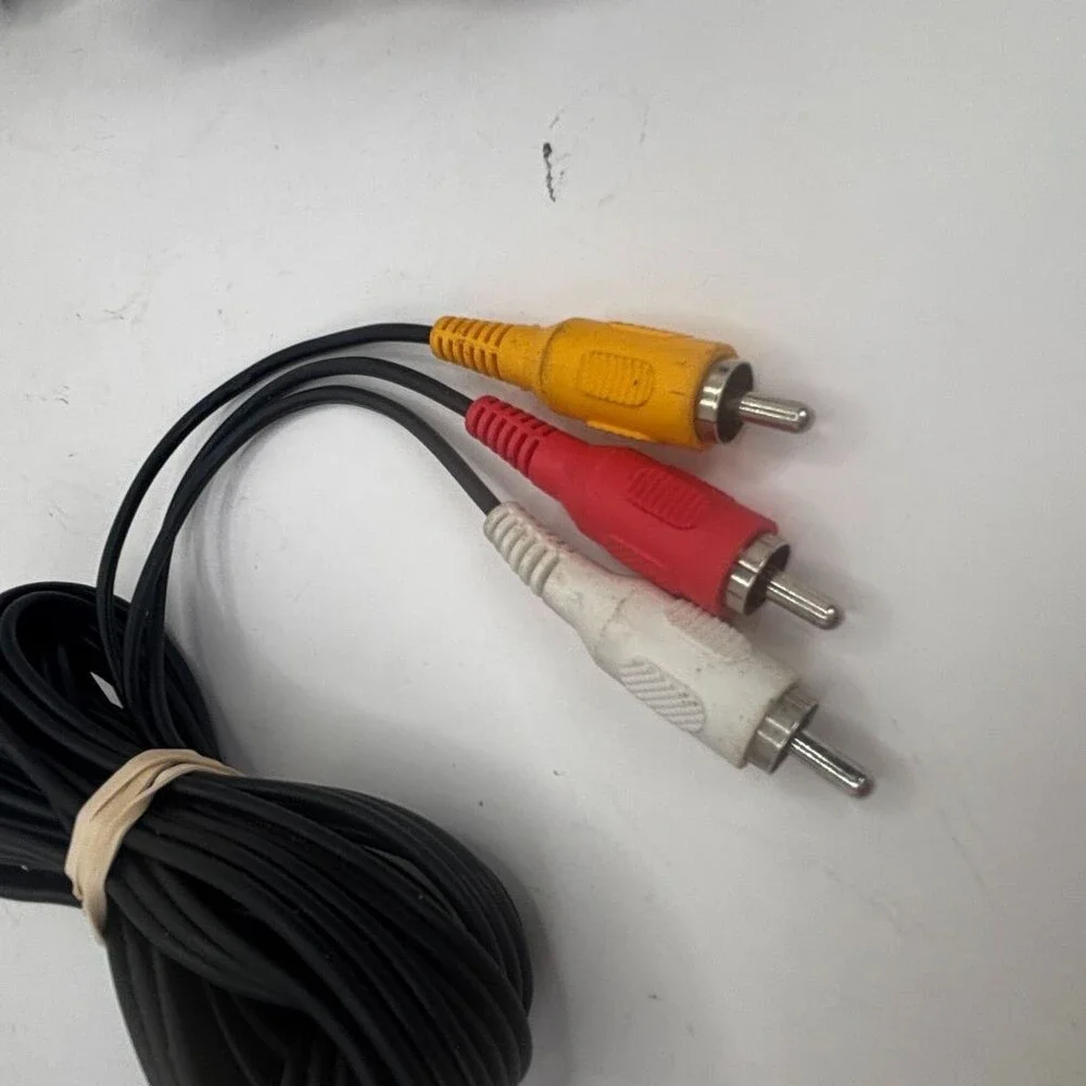 PlayStation 2 Composite AV RCA Cable Cord Accessory & Power Cord